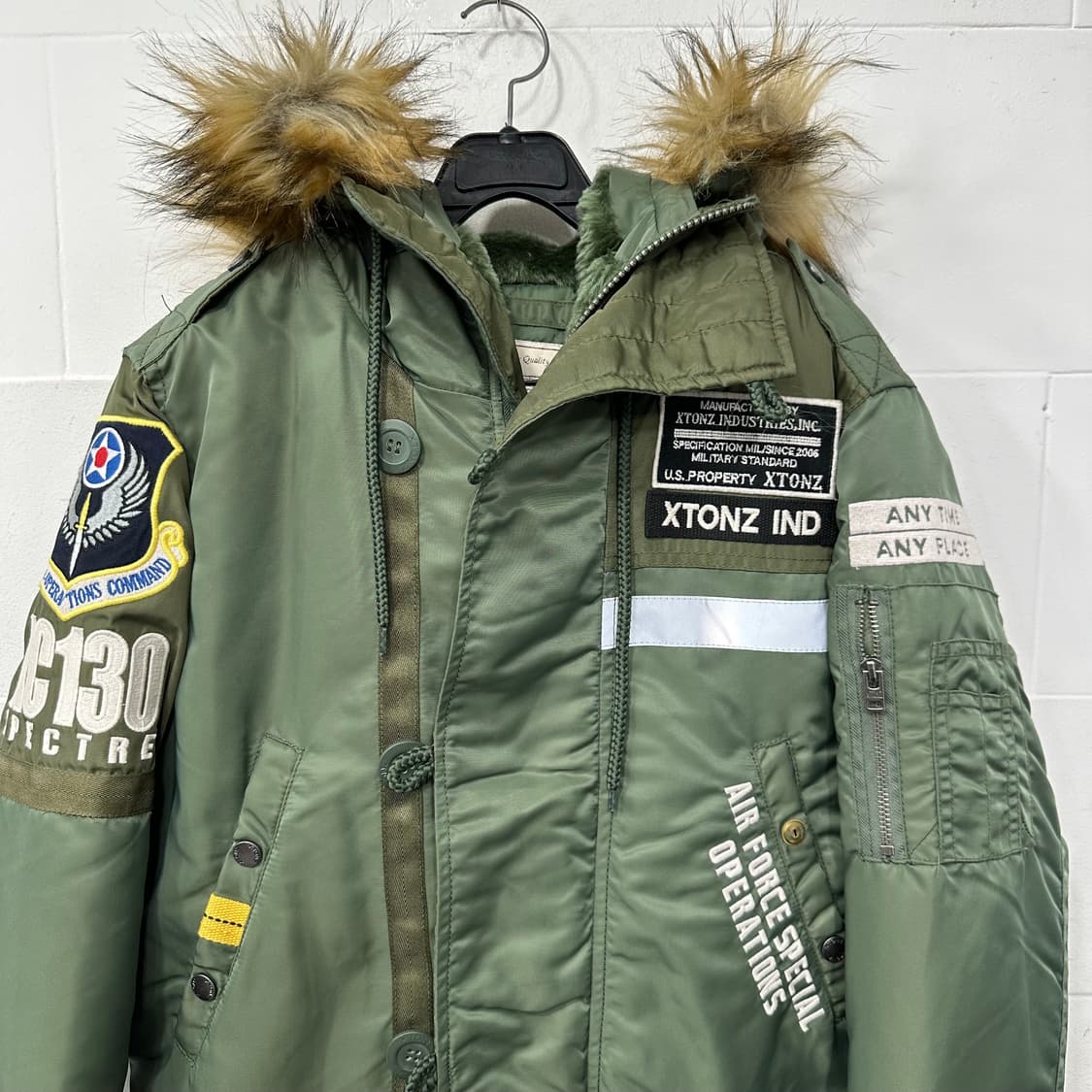 엑스톤즈 n3b 야상 파카 상품이미지2