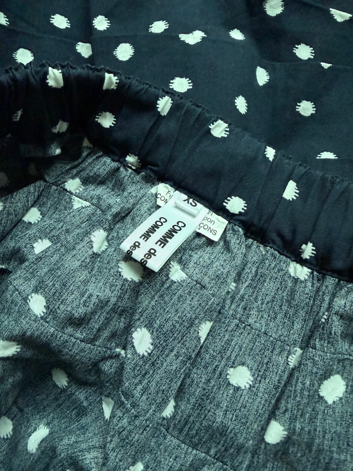 꼼데가르송 도트 스커트 상품이미지3