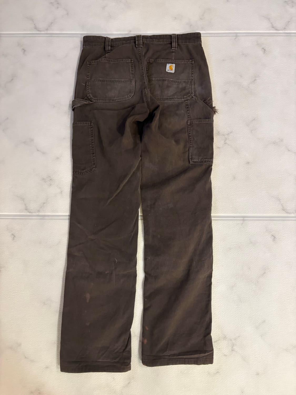 칼하트 더블니 다크브라운 페이딩 와이드 팬츠 [급처] 상품이미지2