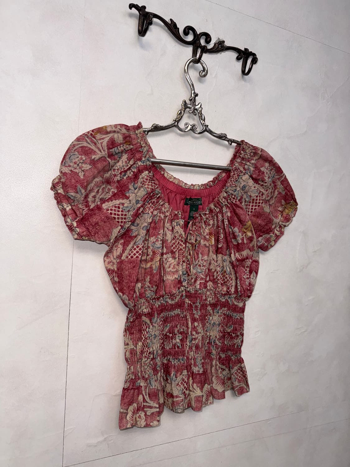 Ralph Lauren cherry pink bohemian 오프숄더 상품이미지5