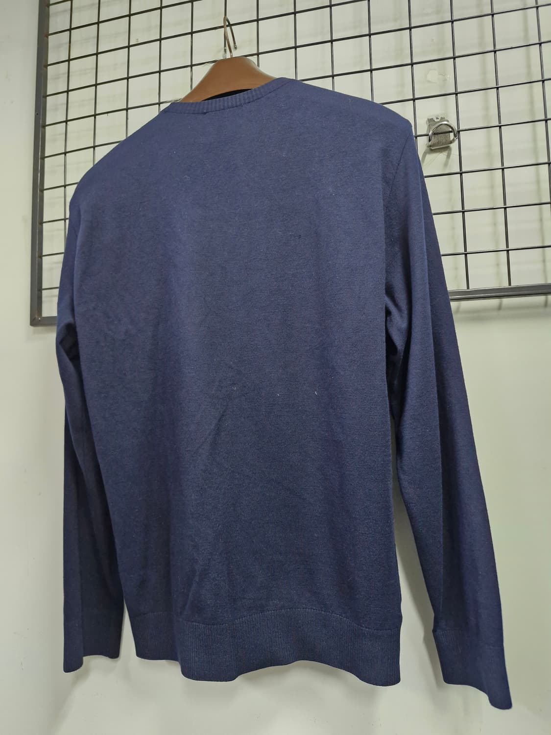 100L 캘러웨이 네이비 골프 패턴 니트. 상품이미지8