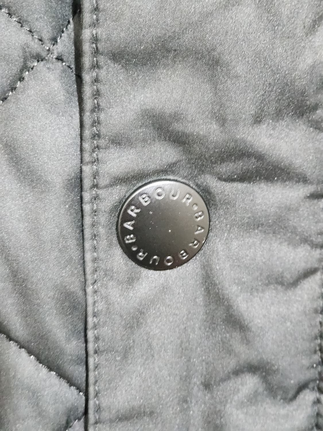 (S) 바버 퀼팅 조끼 블랙 누빔 베스트 집업 캐주얼  상품이미지4