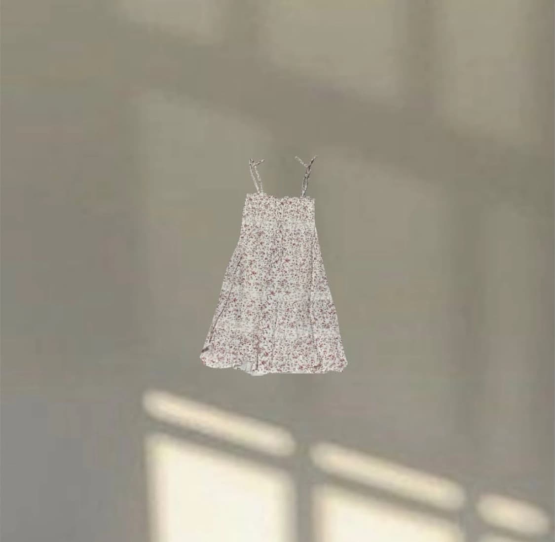 버터플라이빈티지 슬리브리스 원피스 상품이미지2