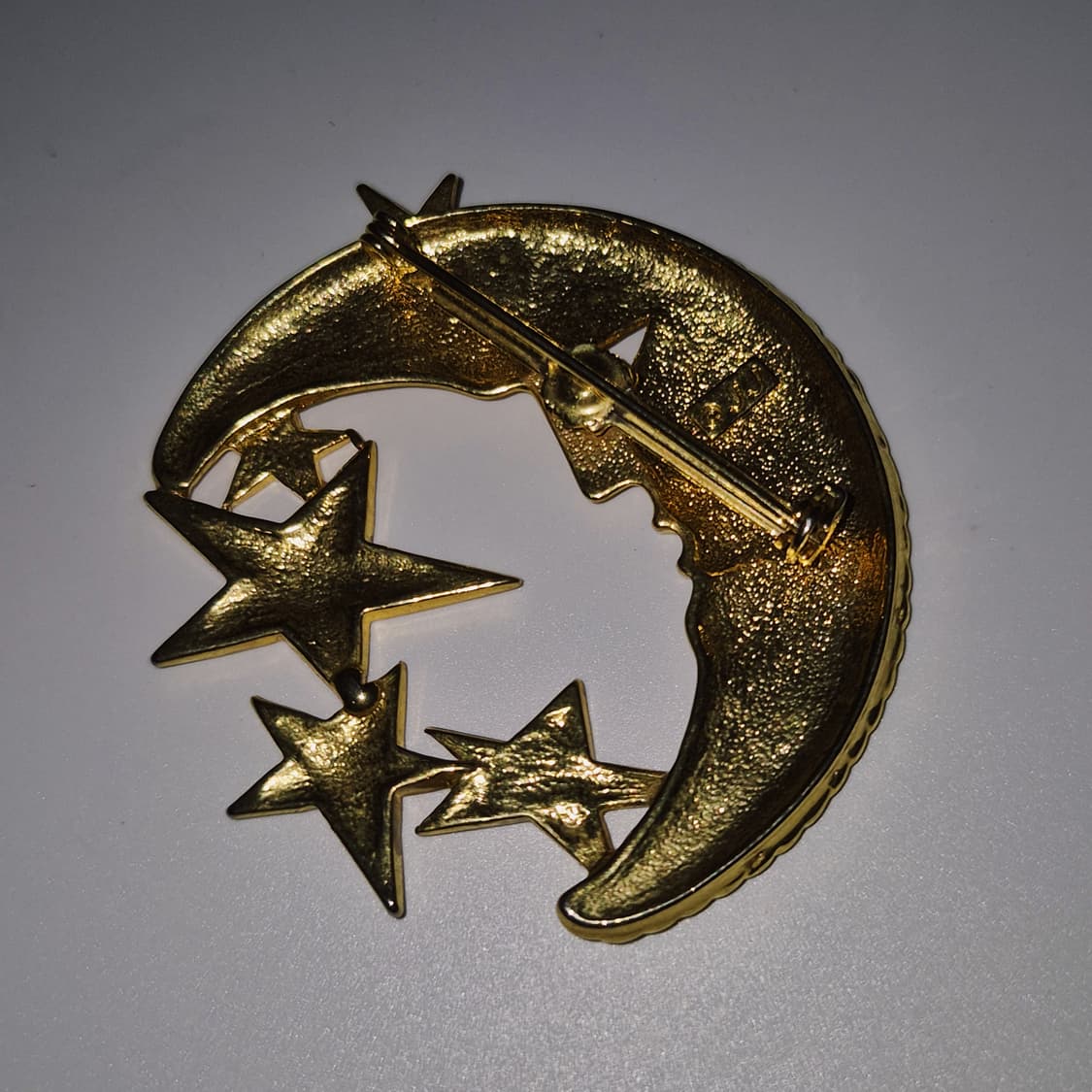 70s 미국 코스튬 브라스 밤하늘 브로치 상품이미지10