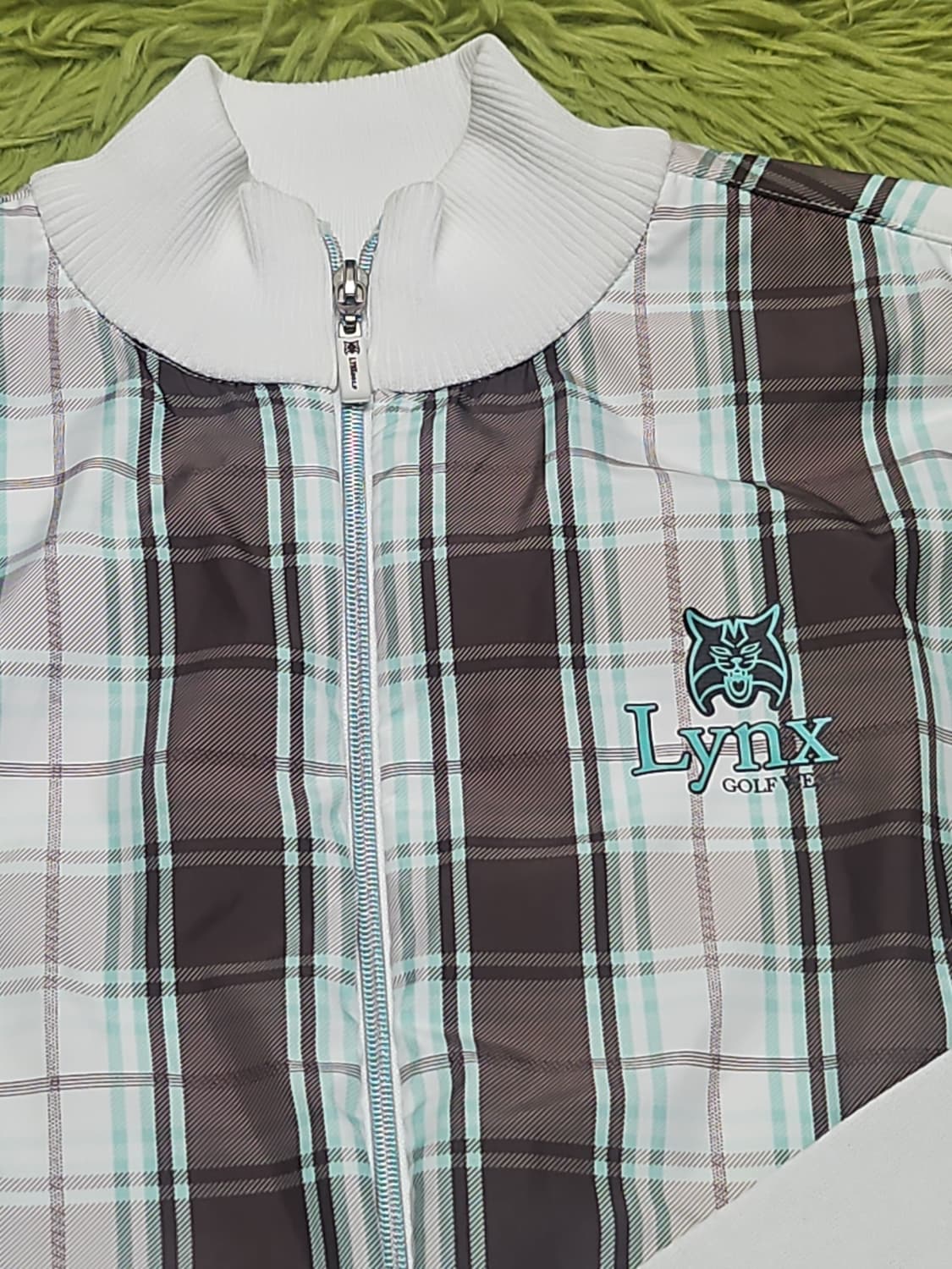 [Lynx] 링스 골프 여성 체크 집업 재킷 (95) 상품이미지2