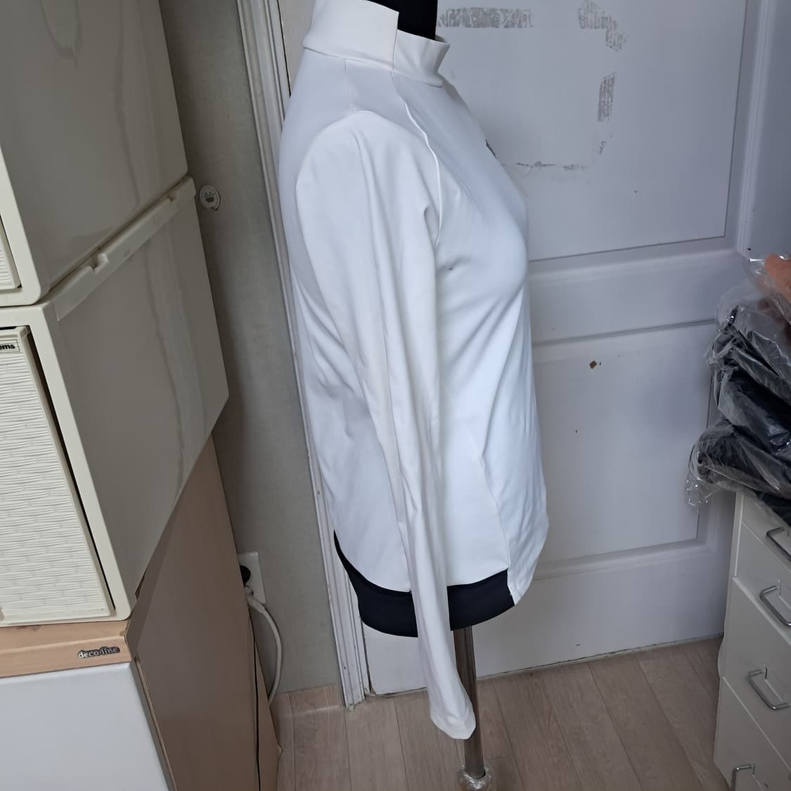 PXG 정품 여성 모크넥 긴팔 티셔츠 S 상품이미지4