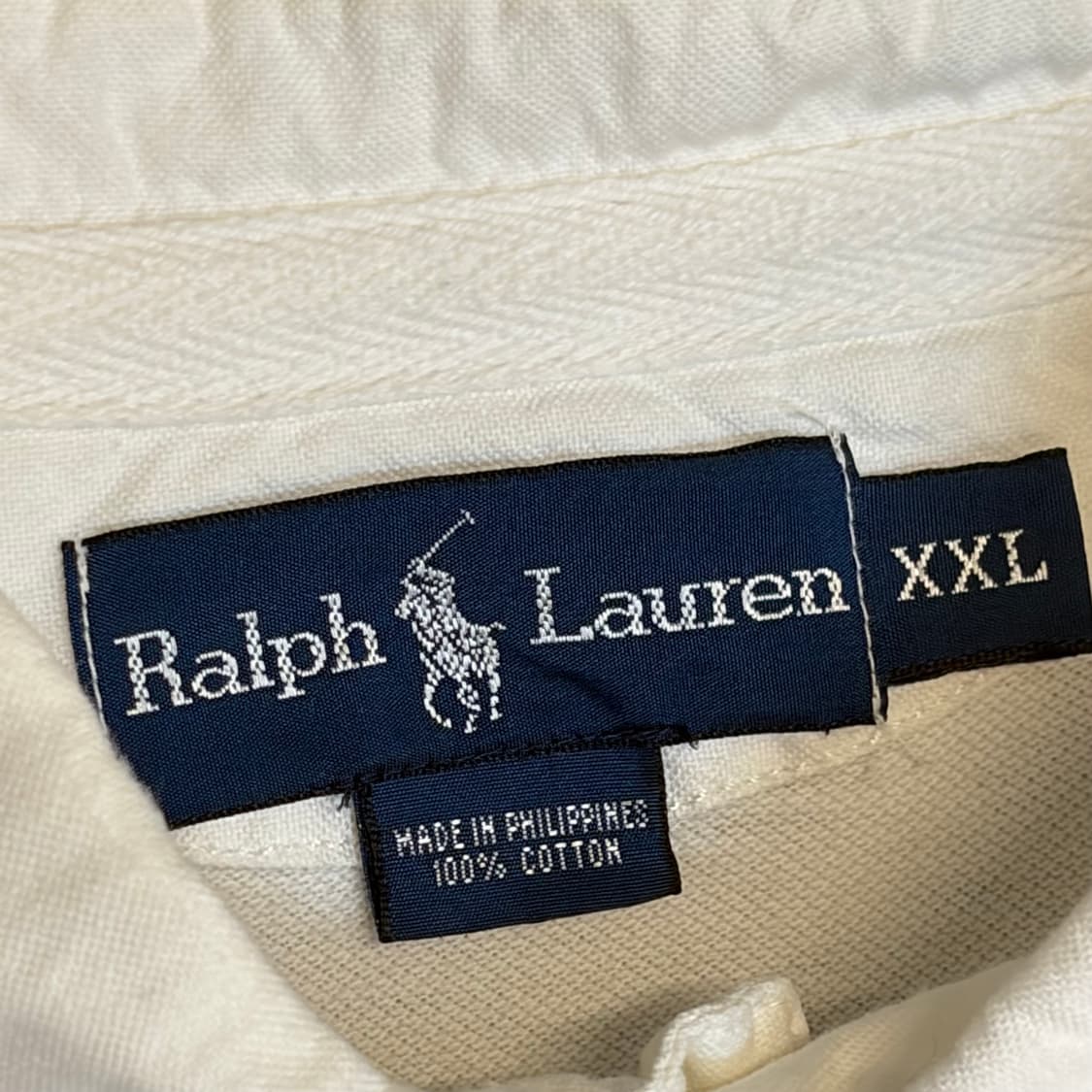 새상품급 90s 미국 빈티지 폴로랄프로렌 PK원단 럭비티 카라티 상품이미지6