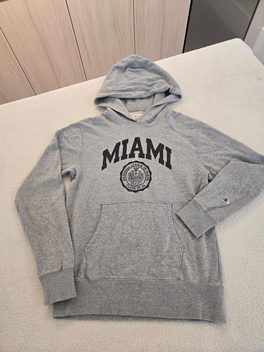 챔피온(일본판) MIAMI 회색 후드티 M 상품이미지1