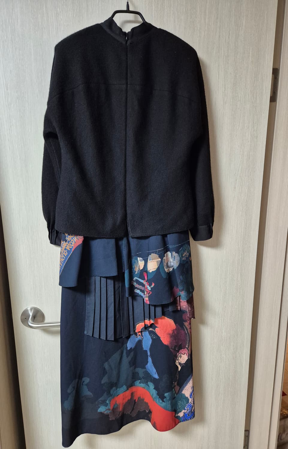 타임 TIME 한섬 울니트 원피스 패턴 드레스 롱원피스 상품이미지2