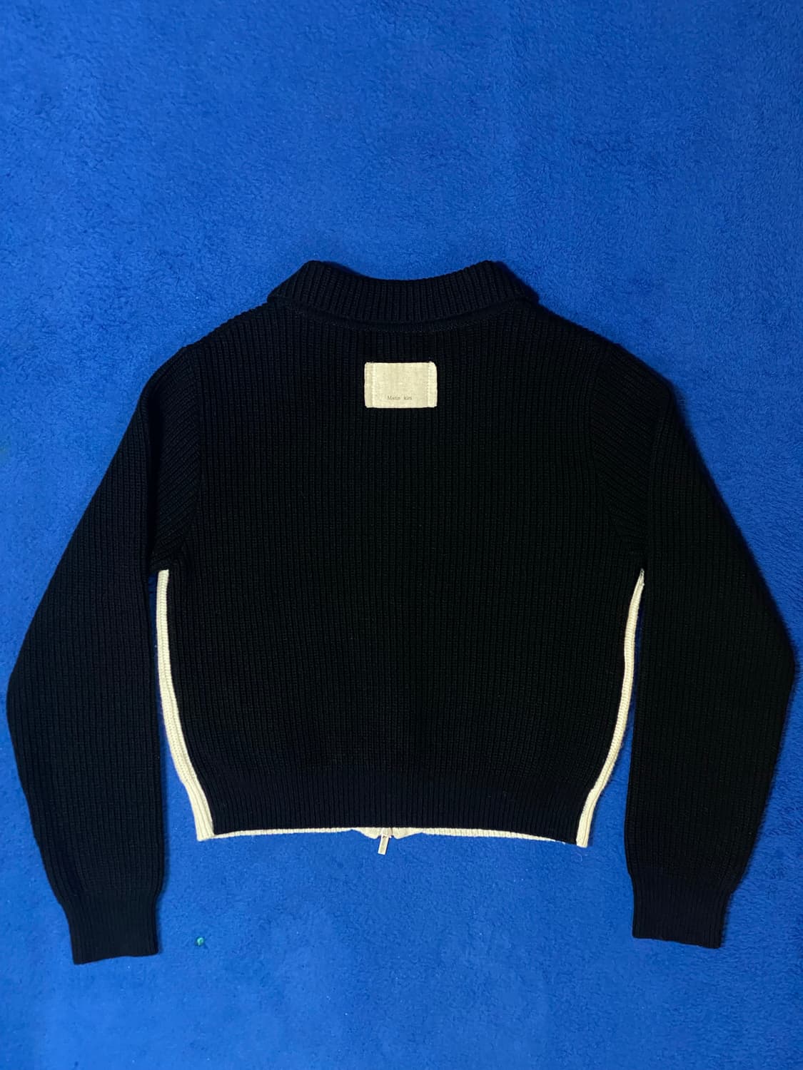 MatinKim 마뗑킴 스노우플레이크 니트집업 블랙 상품이미지4