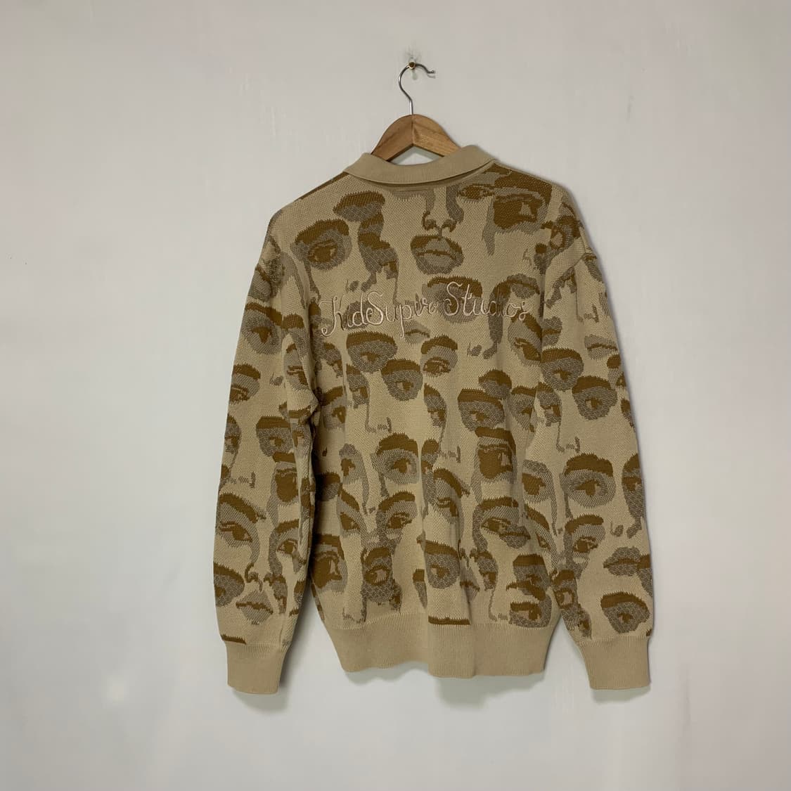 퓨마 푸마 빈티지 버튼 카라 니트 가디건 M 남녀공용 상품이미지4