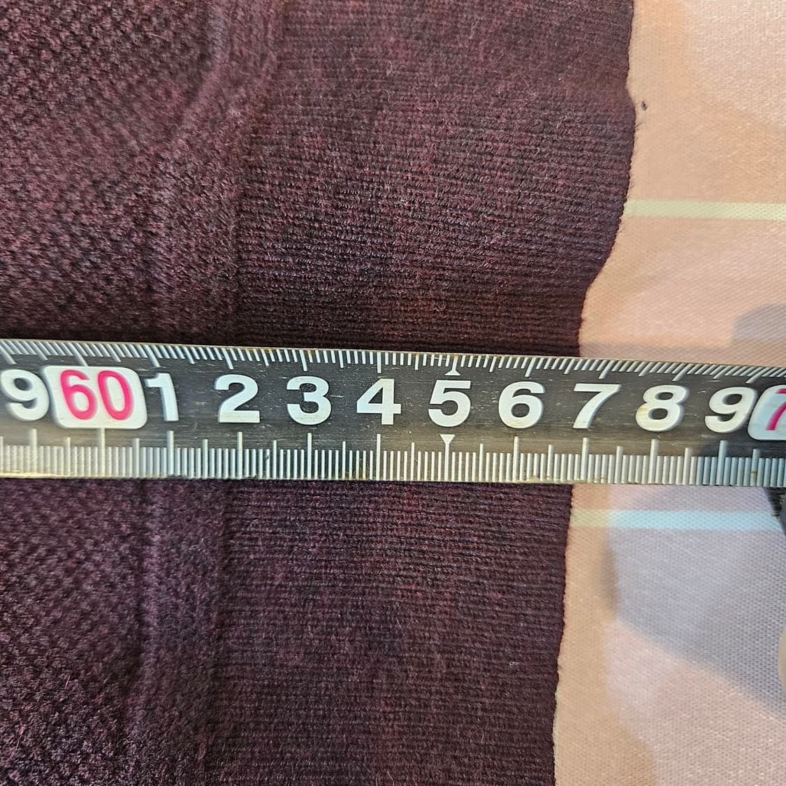 지오지아 캐시미어 라운드넥 긴팔 니트 100 와인색 상품이미지9