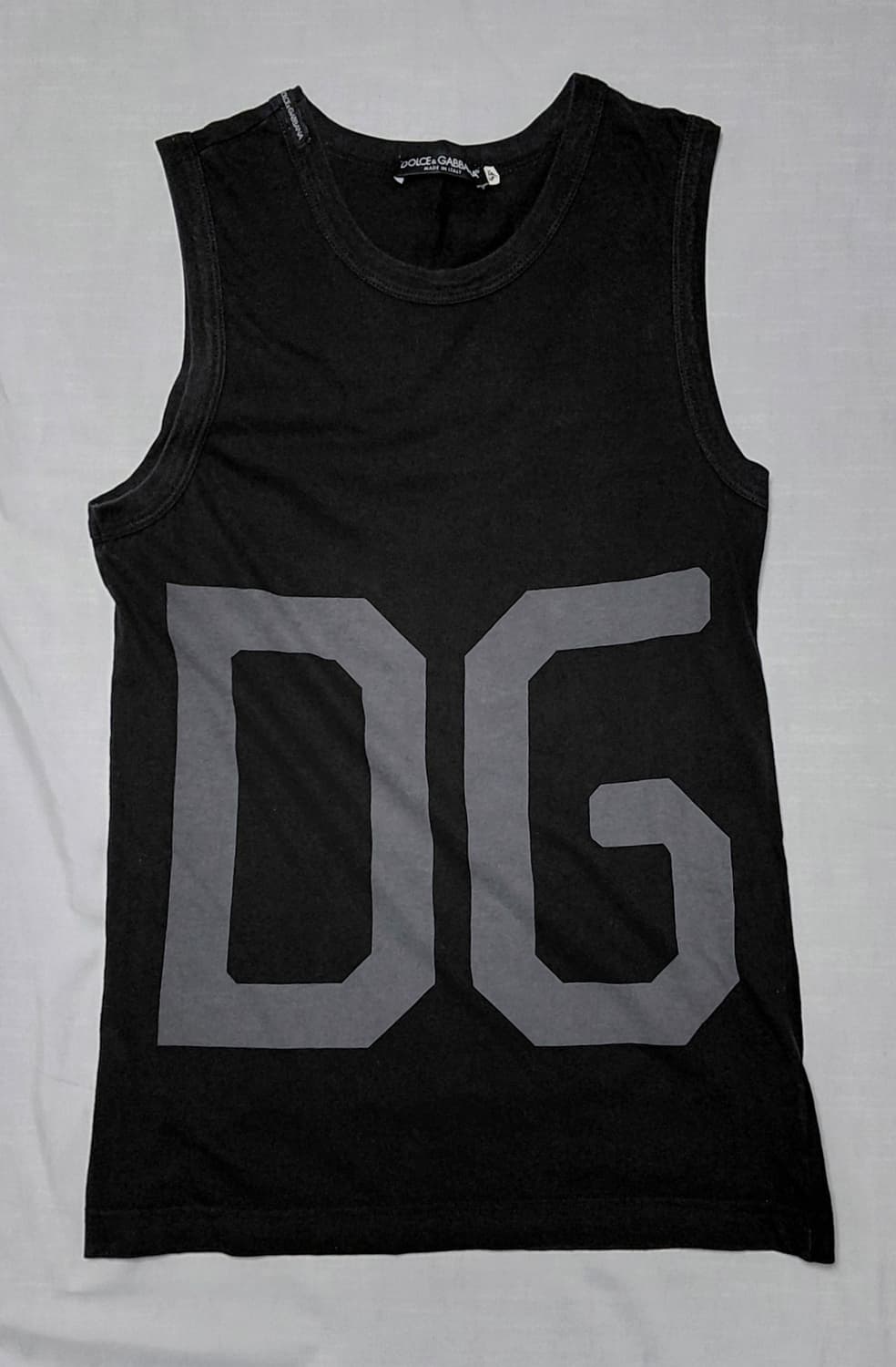 [46] 돌체앤가바나(D&G) 빈티지 빅로고 슬리브리스 상품이미지1