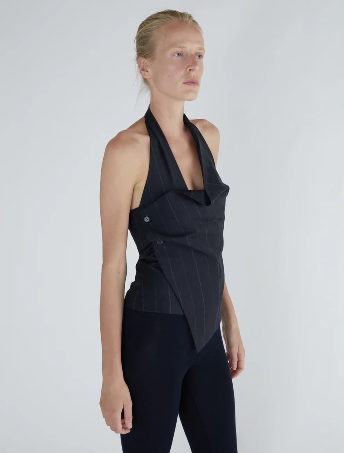 [M]팔로마울 Tiomi 스트라이프 홀터넥 상품이미지2