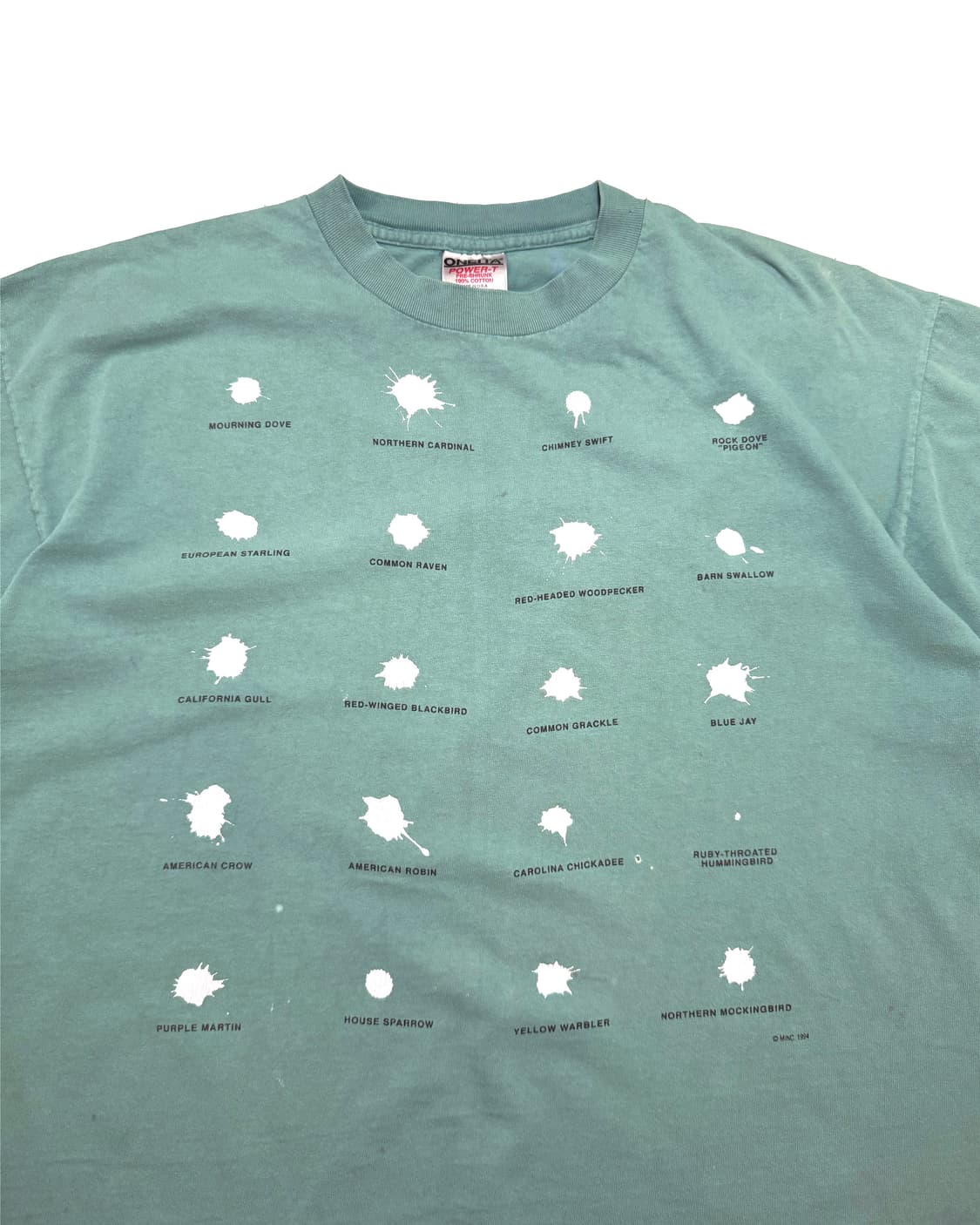 90’s bird identification 티셔츠 상품이미지2