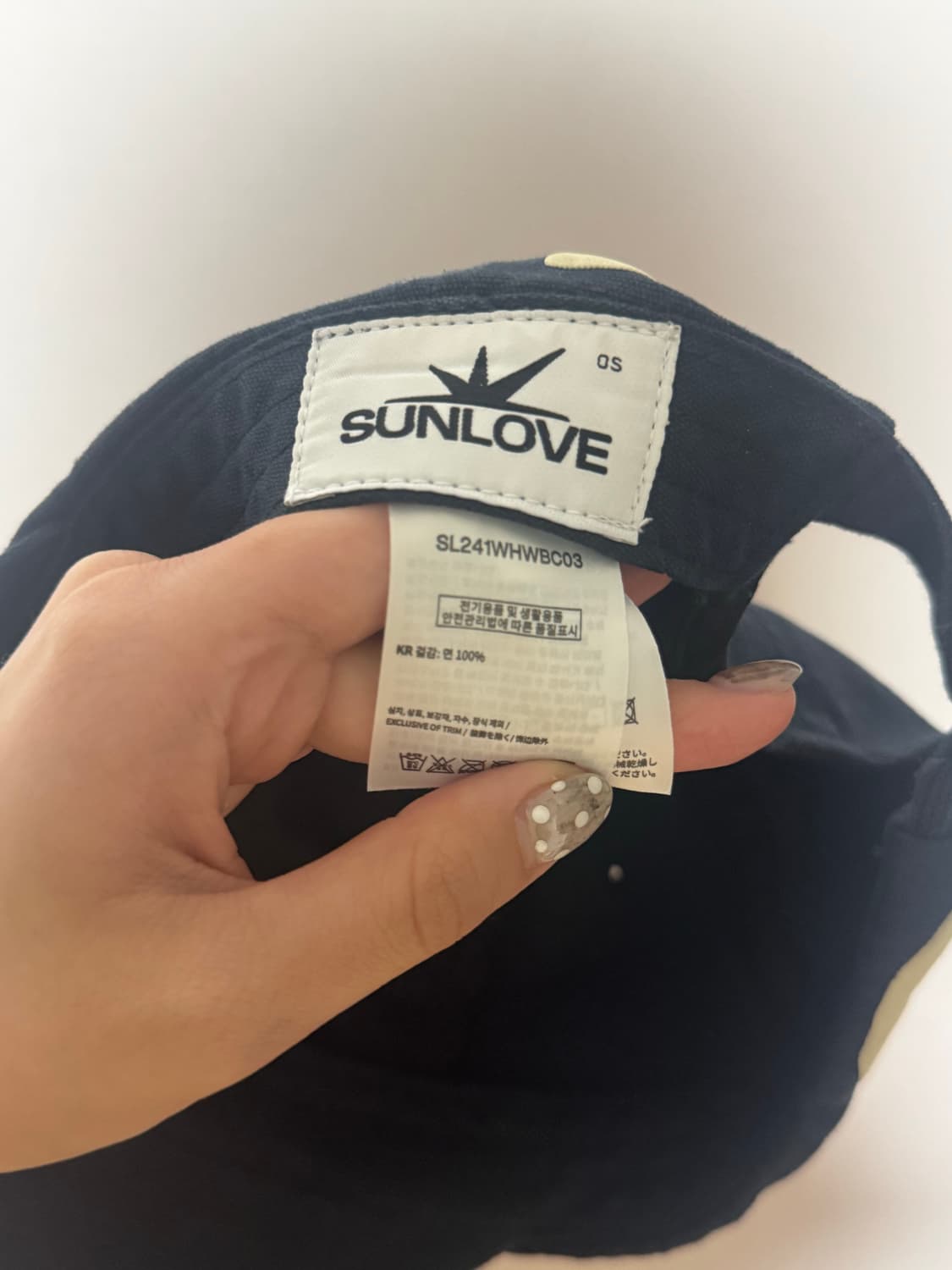 선러브 썬러브 캐피탈 캡 네이비 색상 상품이미지4