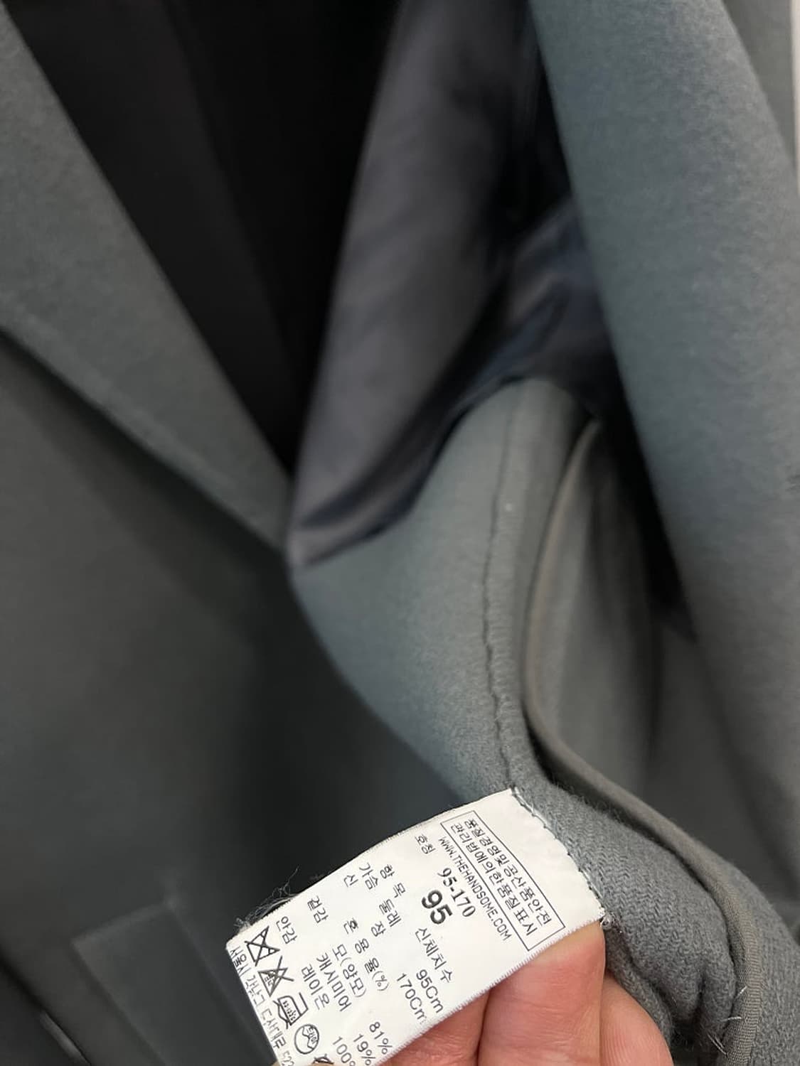 95) 타임 핸드메이드 캐시미어 코트  상품이미지7