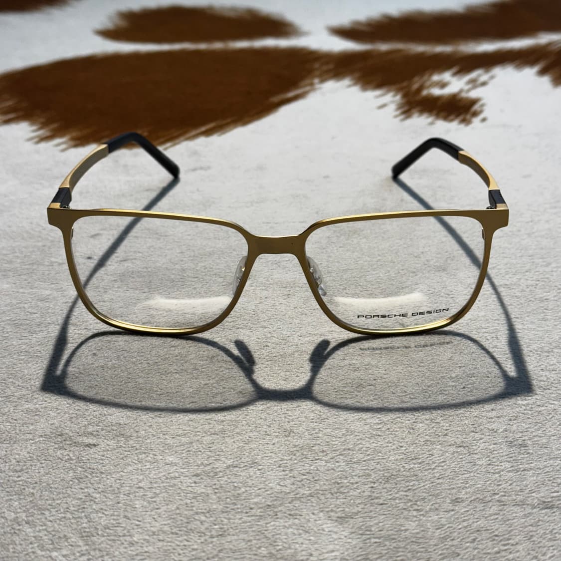 포르쉐 디자인 메탈 안경 매트 골드 (OS) 상품이미지3