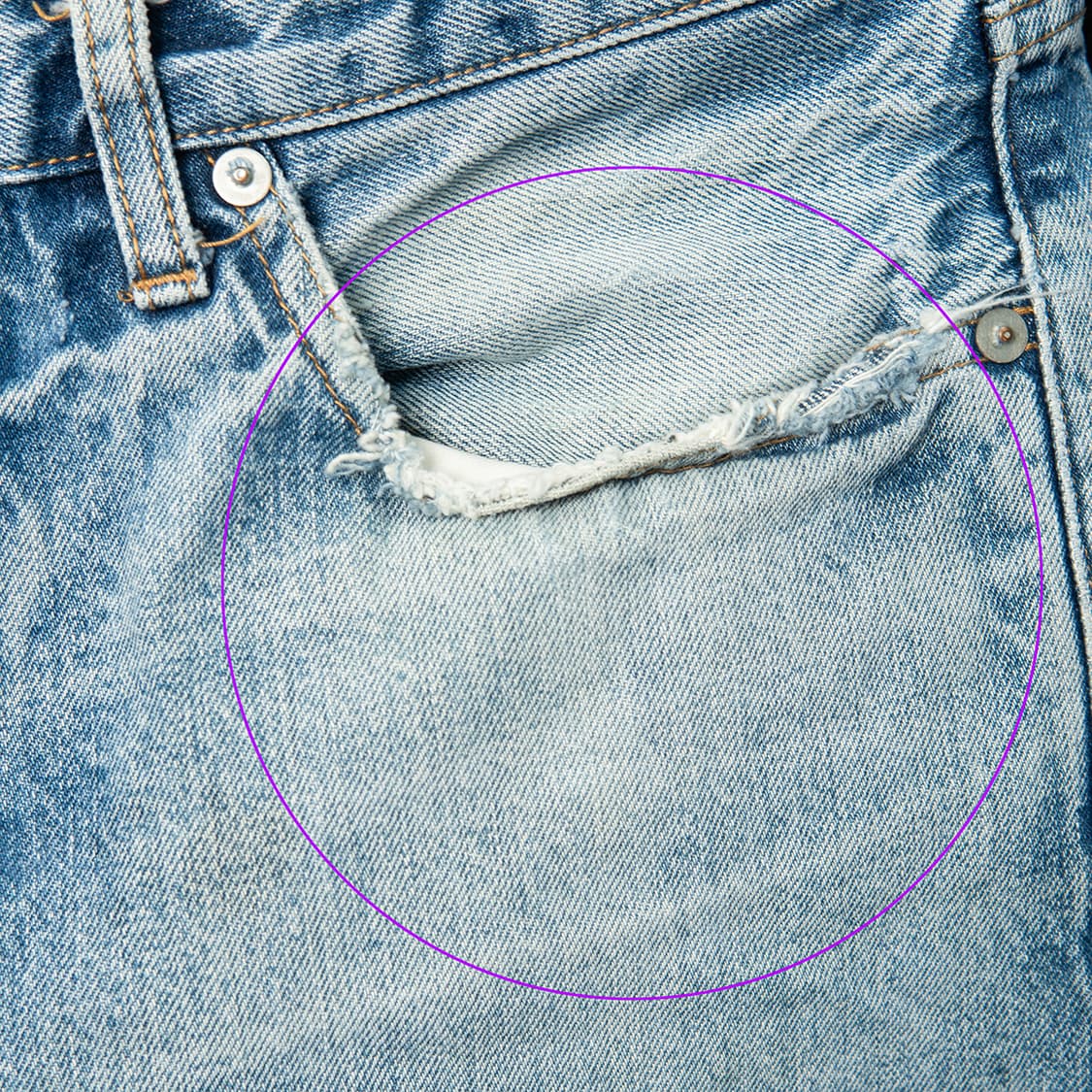 [34] 오디너리 핏츠 셀비지 데님팬츠 앵클핏  상품이미지4