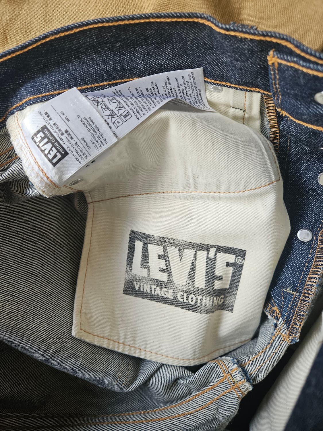 Lvc 78501 usa 콘밀 리바이스 빈티지 클로징 31x34 66후기 상품이미지9