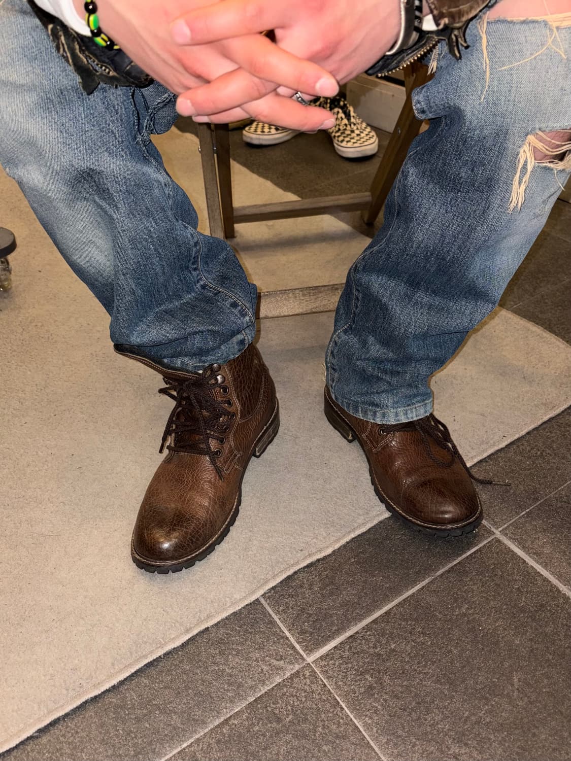 Buffalo leather aging service boots 상품이미지1