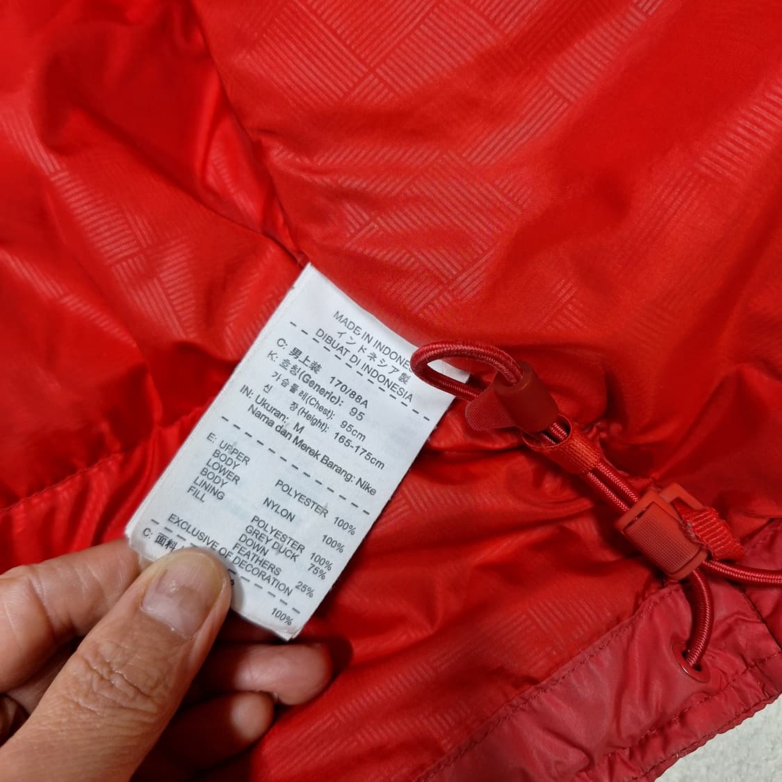 나이키  맨쳐스타덕다운 패딩M 상품이미지4