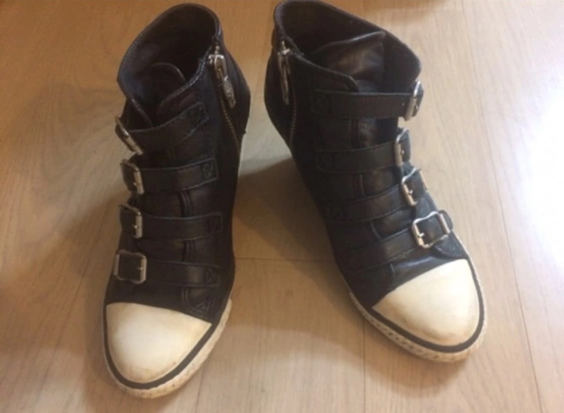 ASH 웨지힐 스니커즈 블랙 상품이미지2