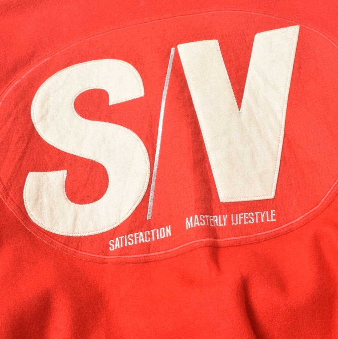 90S 선벨리 후면 빅패치 스타디움 자켓 모직 울 바시티 점퍼 상품이미지3