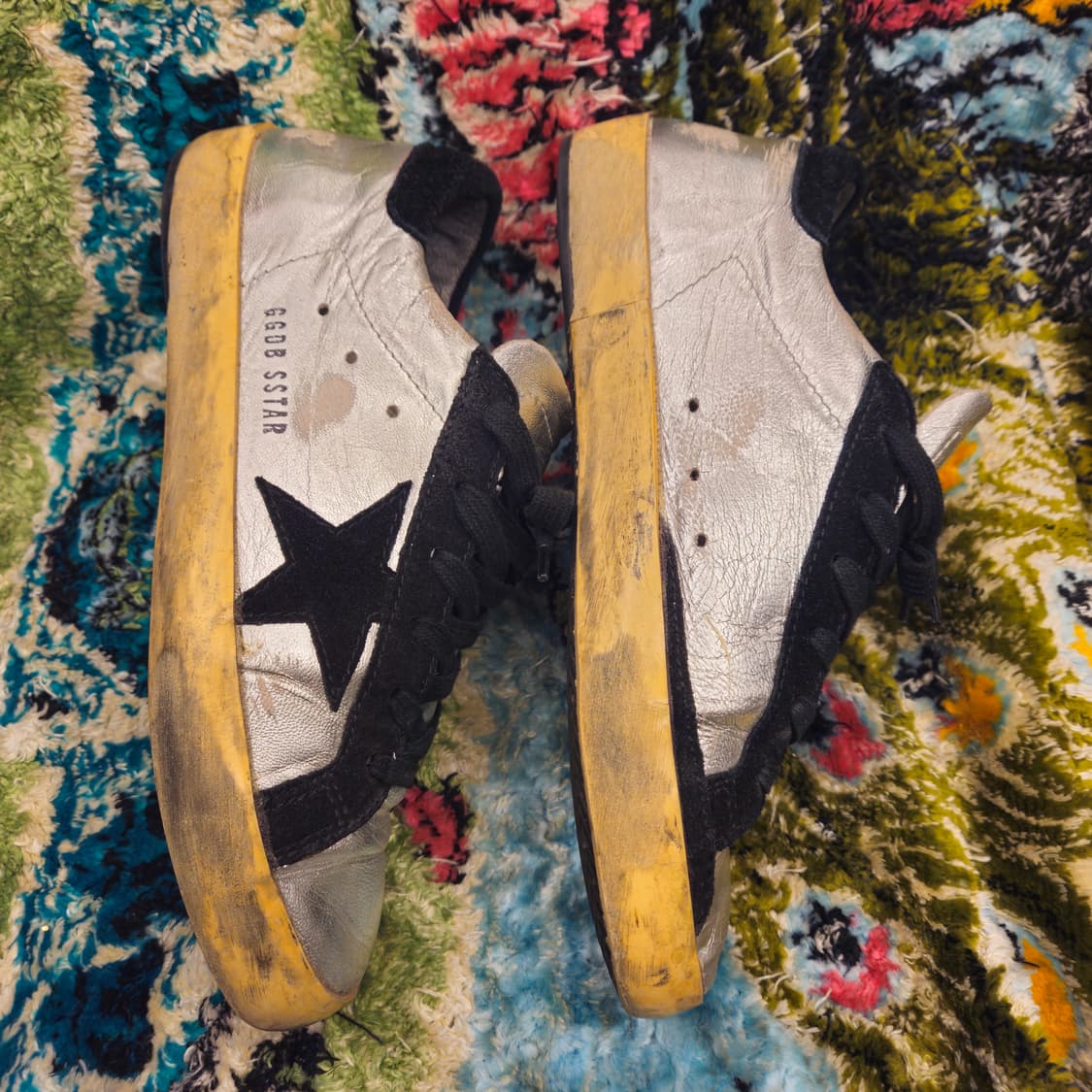 골든구스 슈퍼스타 실버 스니커즈 38 상품이미지3