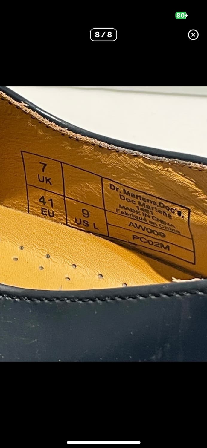 닥터마틴 1461 3홀 더비슈즈 로퍼 A921 상품이미지8