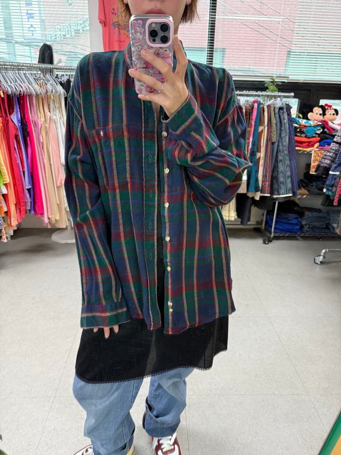 Usa check shirt  상품이미지6