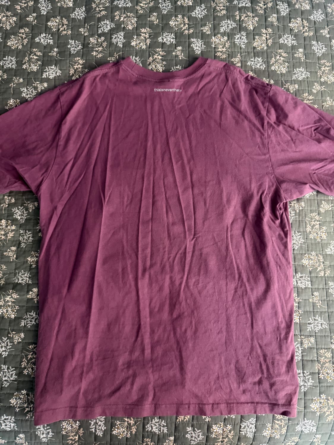 Thisisneverthat T logo tee fuchsia XL 상품이미지5