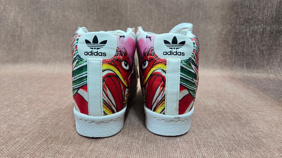 아디다스230- 슈퍼스타 RITA ORA  웨지 업 인솔 드래곤 프린트  상품이미지5