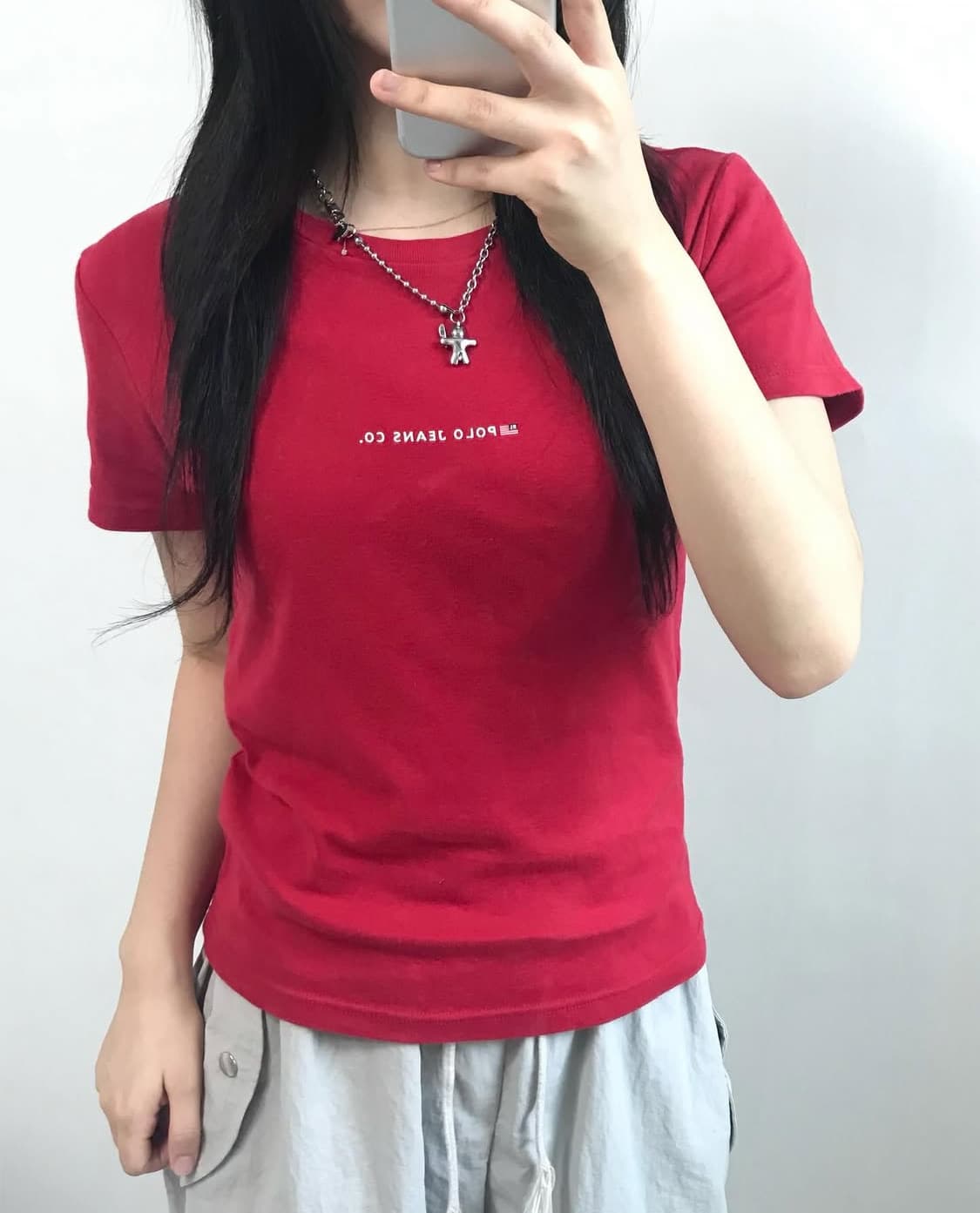 Polo jeans 폴로진스 레드 성조기 티셔츠 상품이미지3