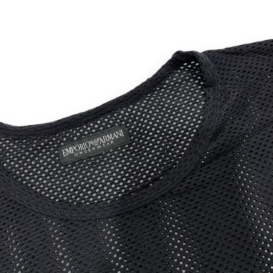 엠포리오 아르마니 락시크 메쉬 반팔 섹슈얼 반팔 티셔츠 상품이미지5