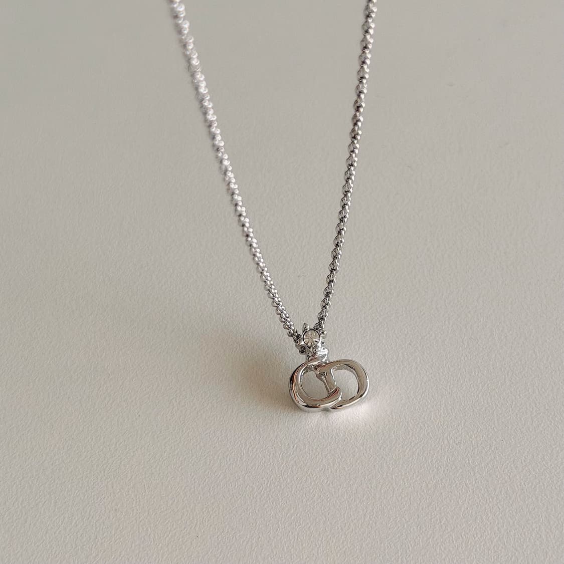 빈티지 디올 CD 큐빅 목걸이 상품이미지8