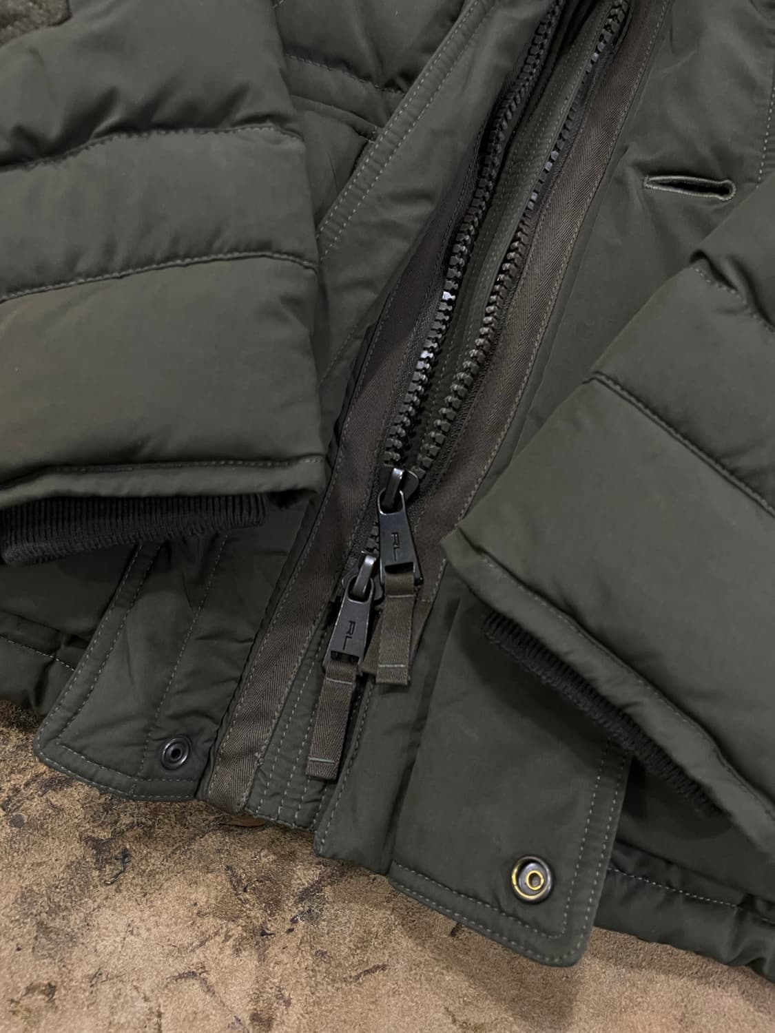 폴로랄프로렌/카키 덕다운 헤비파카(95) 상품이미지5