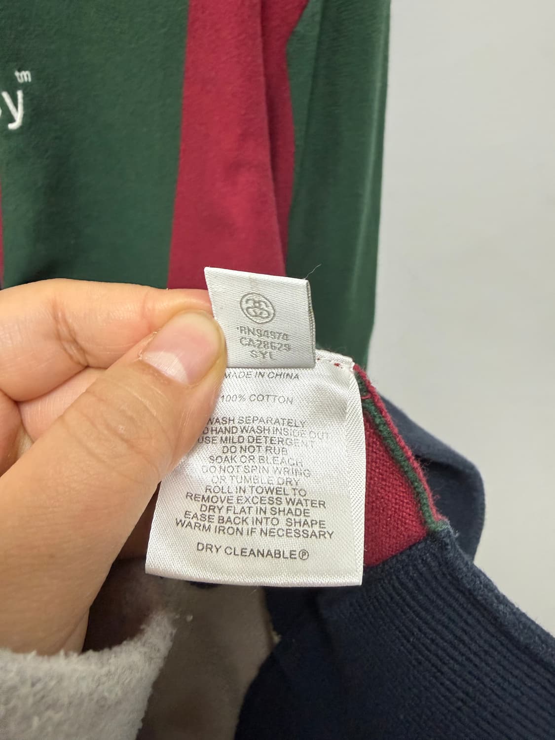 스투시 버티컬 스트라이프 크루넥 니트 상품이미지5