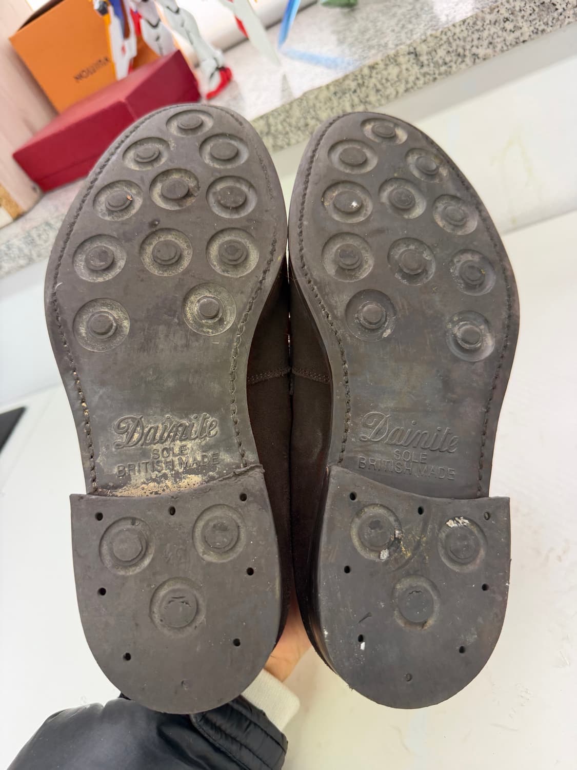 정품) 버윅1707 스웨이드 브라운 로퍼 255 상품이미지9