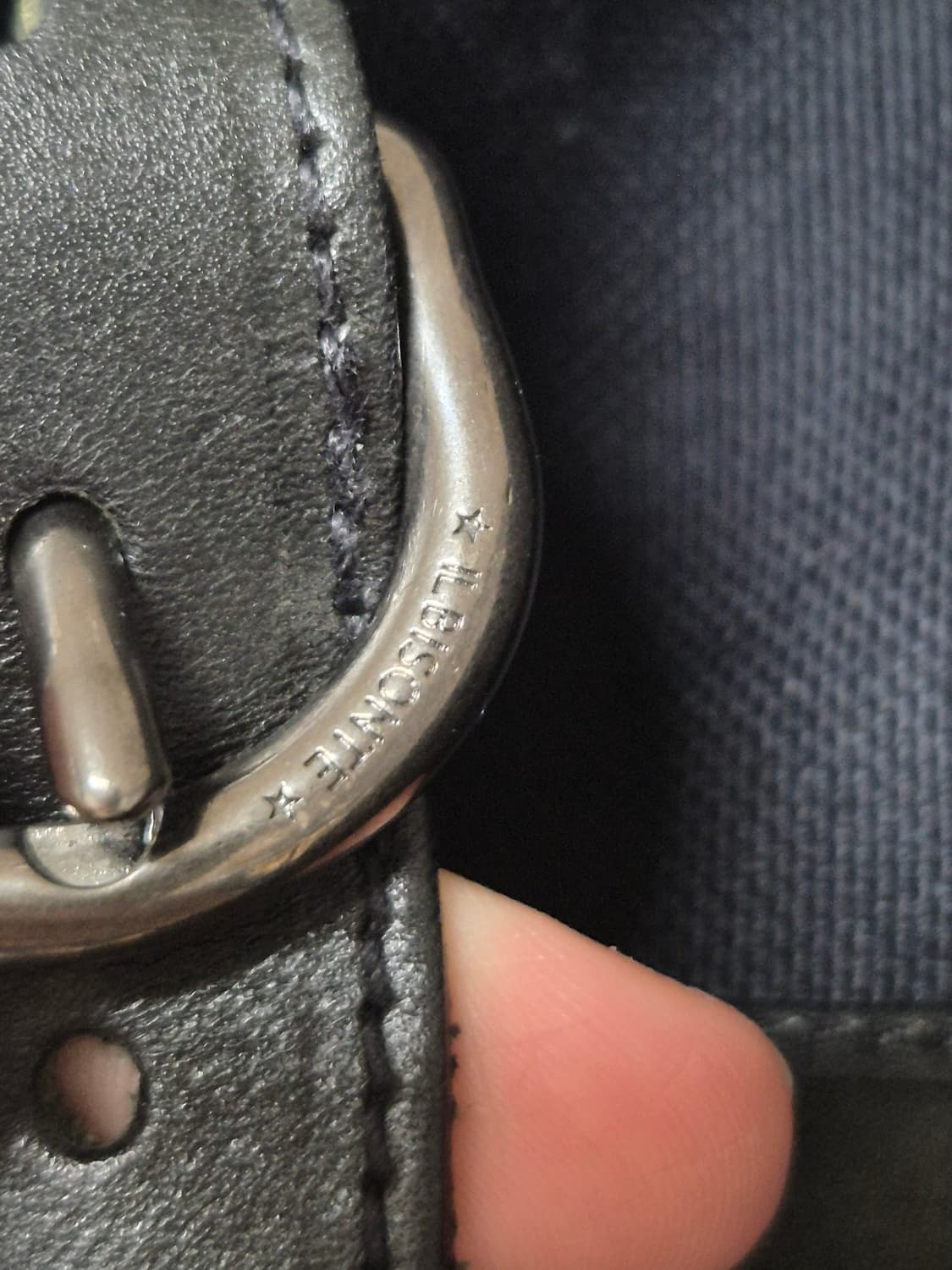 (OS)일비종떼 il bisonte 플랩 투포켓 백팩 다크 네이비 상품이미지4