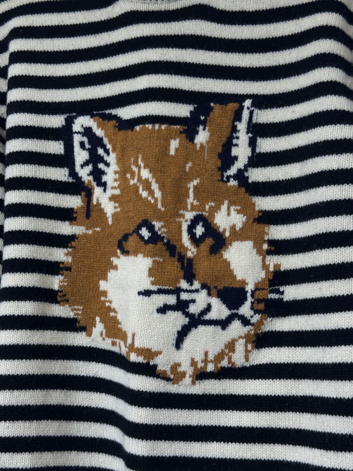 (M) 메종키츠네 스트라이프 니트 상품이미지4