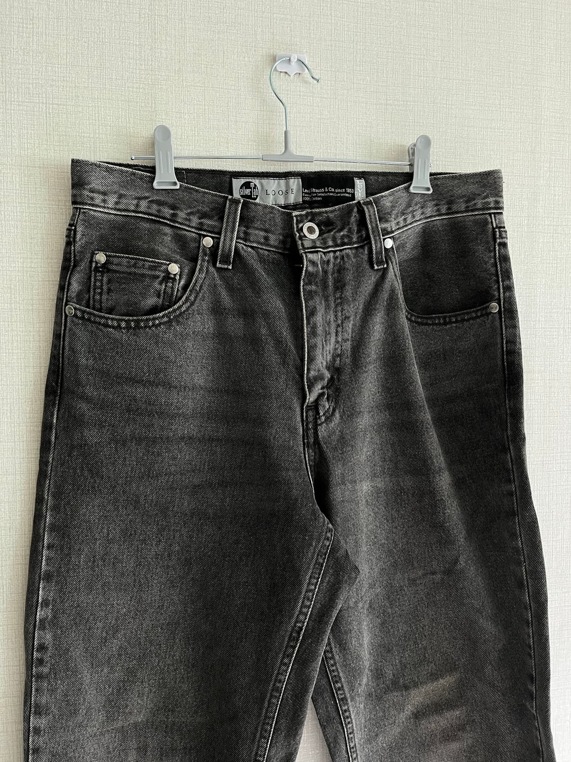 리바이스 실버탭 루즈 흑청 그레이 30/32 상품이미지2
