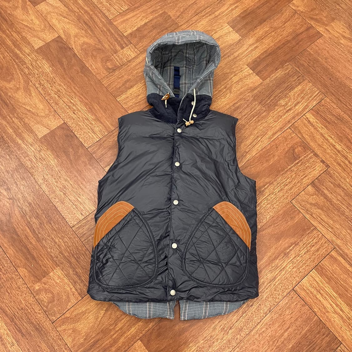 꼼데가르송 준야와타나베 리버시블 패딩 베스트 상품이미지5