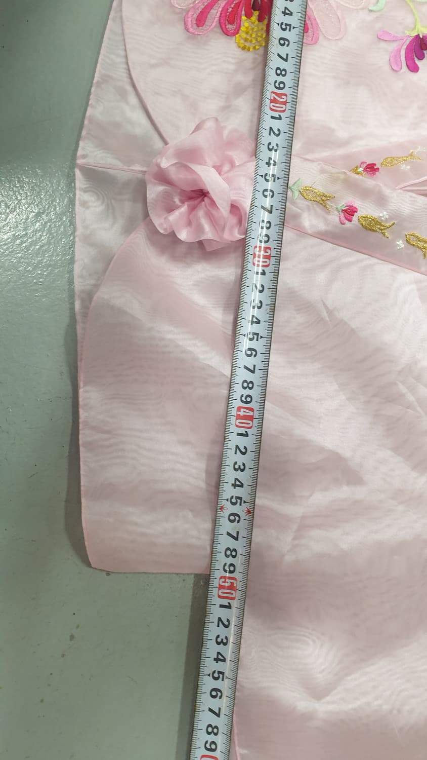 꽃 자수 행사한복 상품이미지5