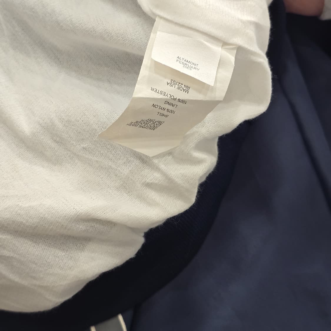 Birdie Jackets USA 나일론 후드 아노락 네이비 XXL 상품이미지4