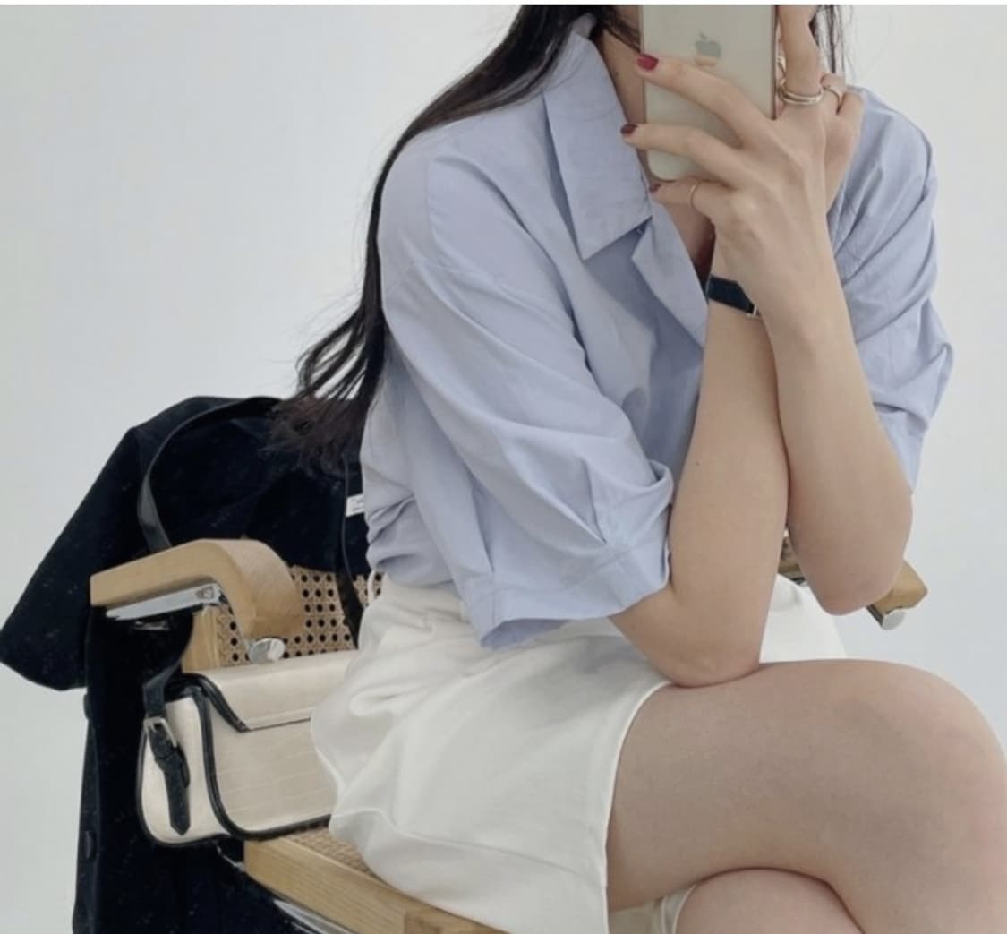 인디블루 반팔셔츠 상품이미지2