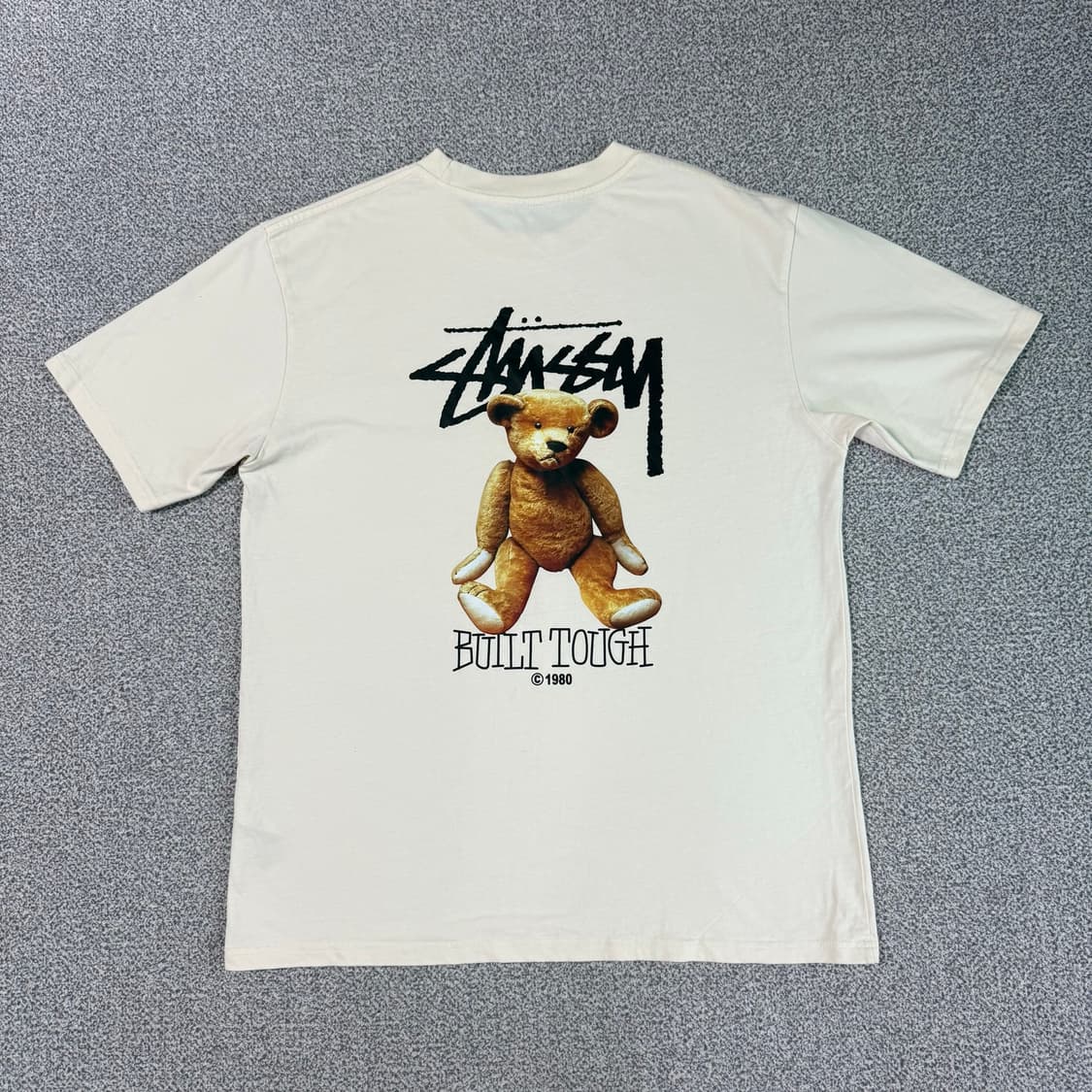 STUSSY 스투시 빌트 터프 곰돌이 후드티 XL 상품이미지1
