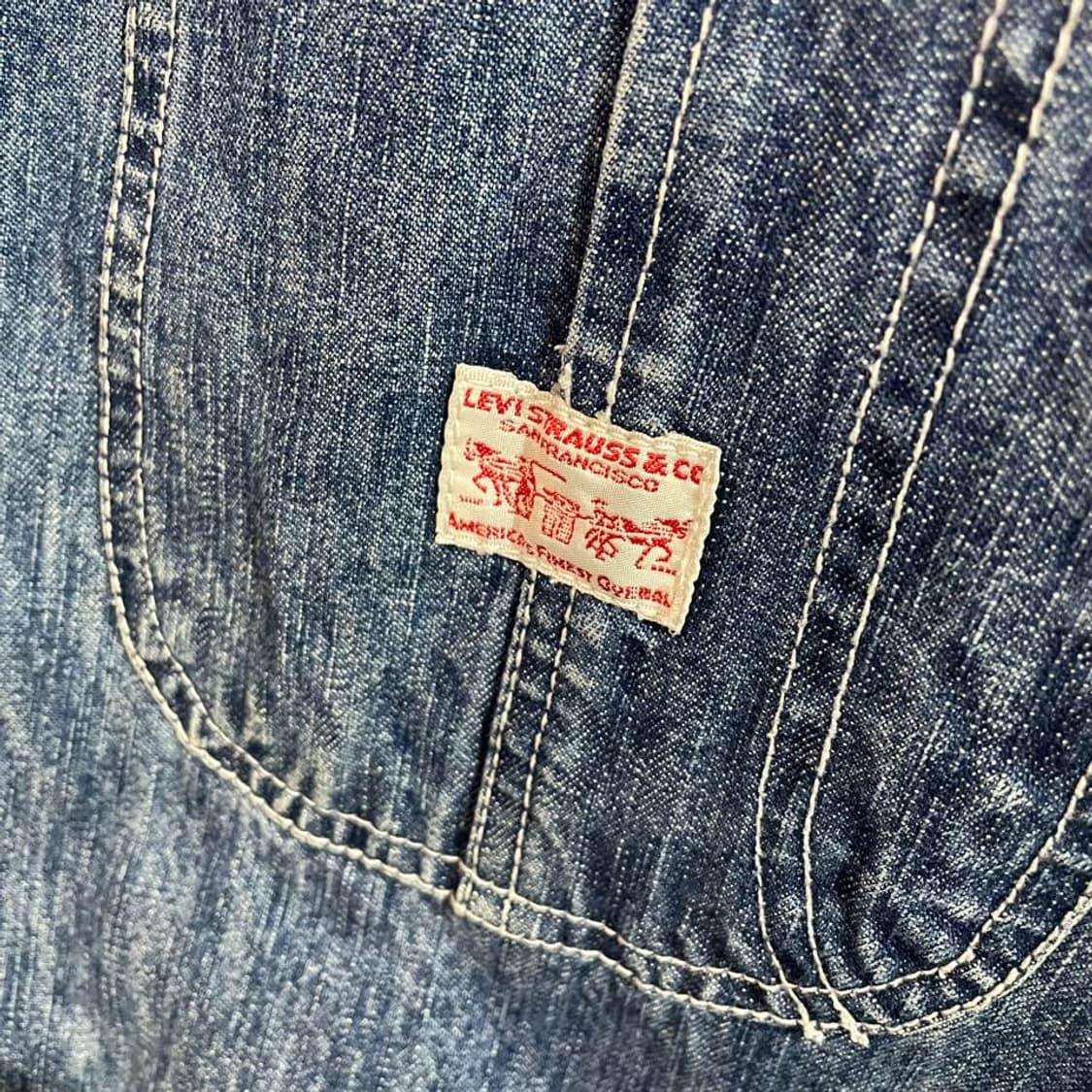 리바이스 워크웨어 블랭킷 커버올 데님자켓 상품이미지5