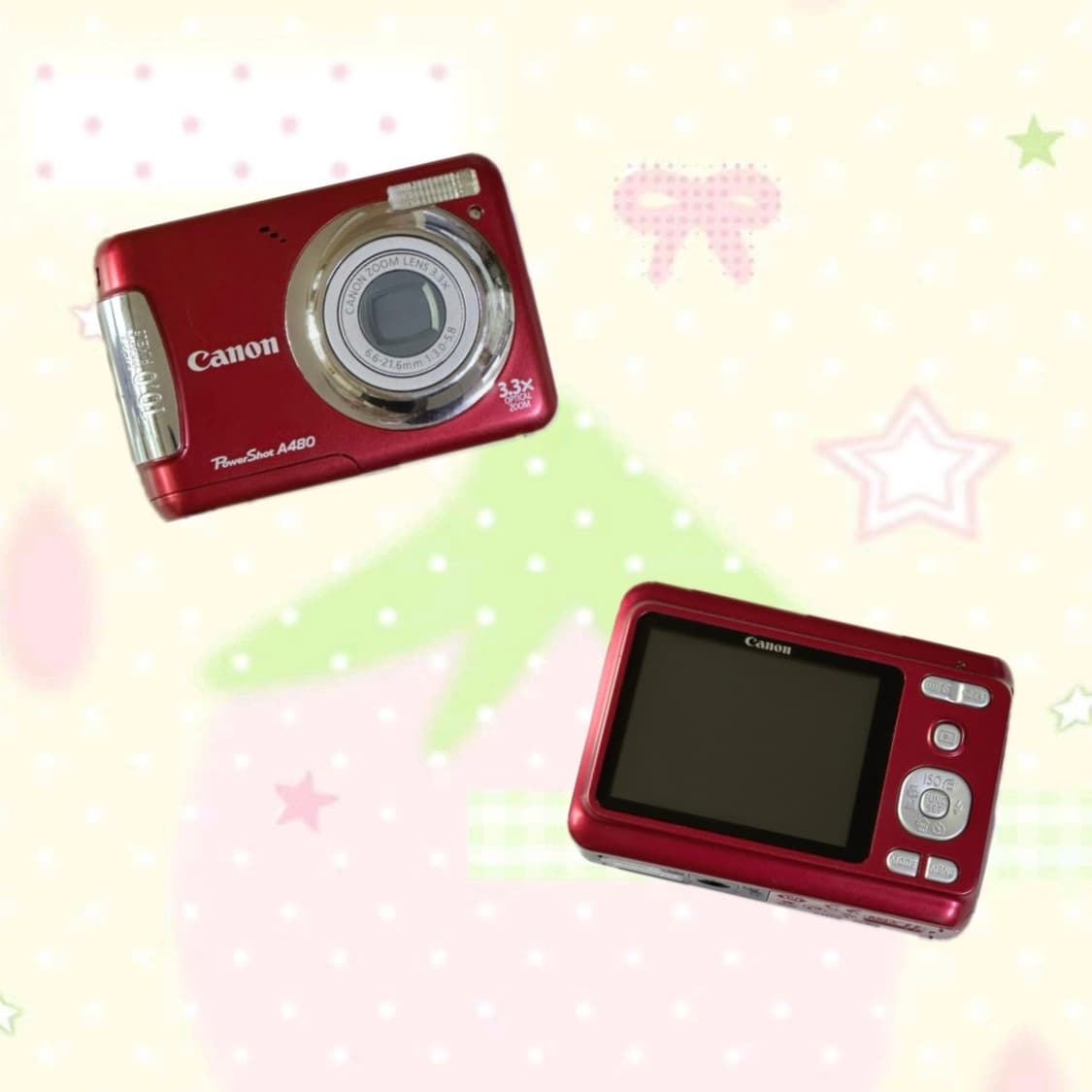 [*희귀!🍅/작례⭕️] 캐논 Powershot A480 빈티지 디카 상품이미지2