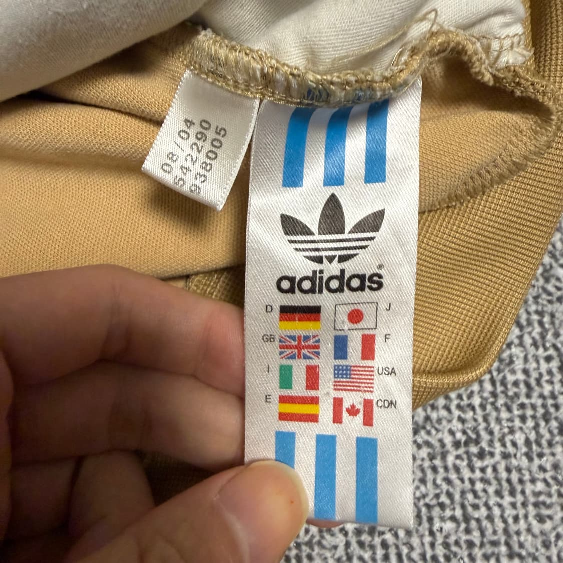 아디다스 베켄바우어 희귀 져지 초코 브라운 105 트랙탑 상품이미지4